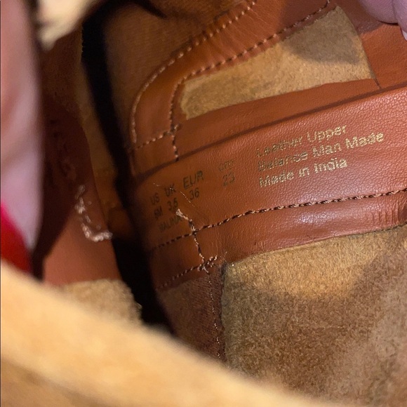 Franco Sarto Malina Tan Suede Leather Booties Sz 6 - Picture 6 of 9